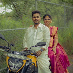Wedding Couple Candid Moment